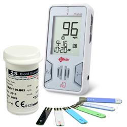 Blood Glucose Meter TD-4249 - Provide Professional blood glucose meter, Blood Pressure Monitor, 2-in-1 blood glucose & pressure meter, Production Research and Development Technology (R&D) and Design Manufacturing Service