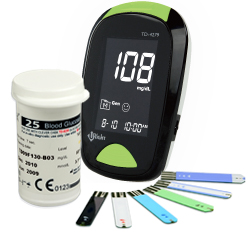 Blood Glucose Meter TD-4279 - Provide Professional blood glucose meter, Blood Pressure Monitor, 2-in-1 blood glucose & pressure meter, Production Research and Development Technology (R&D) and Design Manufacturing Service