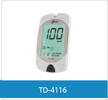 Blood Glucose Monitoring System TD-4116 - Provide Professional blood glucose meter, Blood Pressure Monitor, 2-in-1 blood glucose & pressure meter, Production Research and Development Technology (R&D) and Design Manufacturing Service