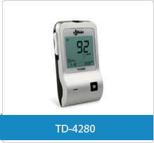 Blood Glucose Monitoring System TD-4280 - Provide Professional blood glucose meter, Blood Pressure Monitor, 2-in-1 blood glucose & pressure meter, Production Research and Development Technology (R&D) and Design Manufacturing Service